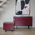 Комод отделка столешница RAL 0202029, матовое черное металлическое основание от MOD INTERIORS, MDI.CHD.MRM.87, 5-я фотография мини